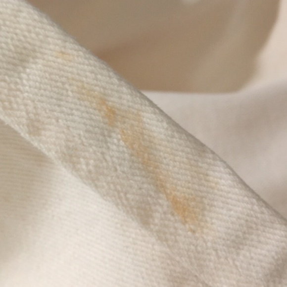 Mica Women's High Waisted Cream Flare Slit Wide Leg Jean NWT Size 24 - Picture 11 of 11